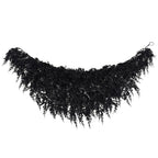 My Texas House Halloween Drapey Faux Cedar Garland, Black, 6'