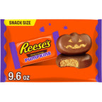 REESE'S Milk Chocolate Snack Size Peanut Butter Pumpkins, Halloween Candy Jumbo Bag