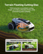 Mammotion YUKA Mini 500H Robotic Lawn Mower, 0.12 Acre, White - 500H