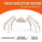 Faux Skeleton Spider Decoration, 5.3", Halloween by Way To Celebrate