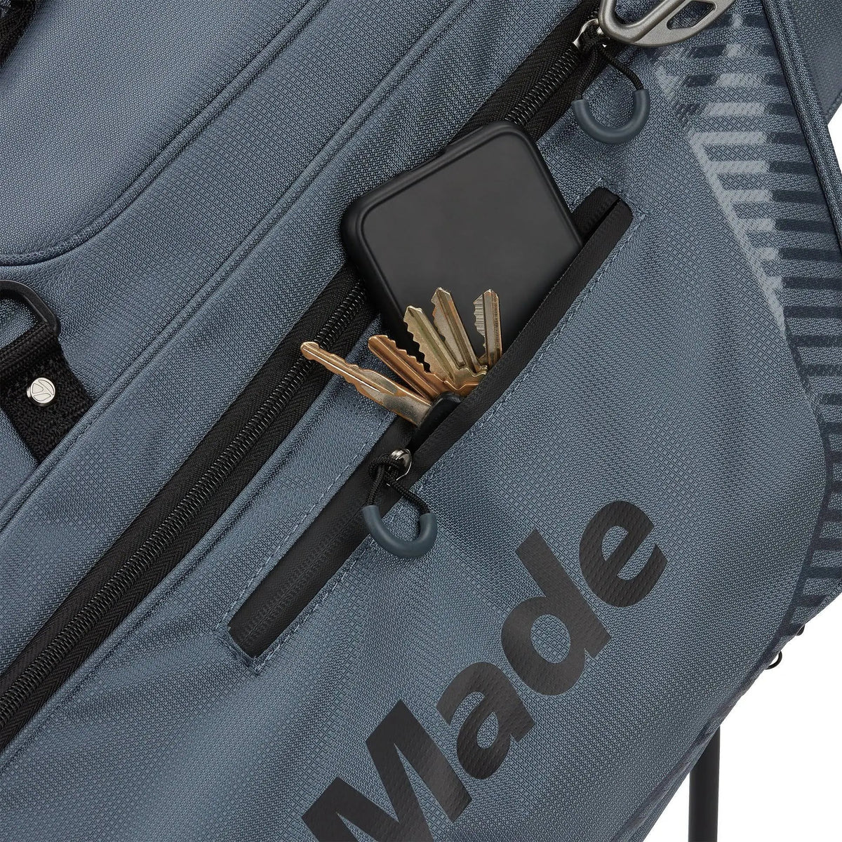 TaylorMade Golf Bag, Charcoal, 4.5 lbs, 8-Way Top - 2023 Pro Stand