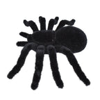 Flocked Spider Decoration, Black, 7", Halloween by Way To Celebrate