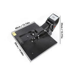 Clamshell Heat Press Machine, Auto Open, 16 x 20 inch - T-Shirt Sublimation Digital Transfer