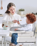 3-in-1 Convertible Baby High Chair and Booster, Ages 6 Months and Up, Unisex