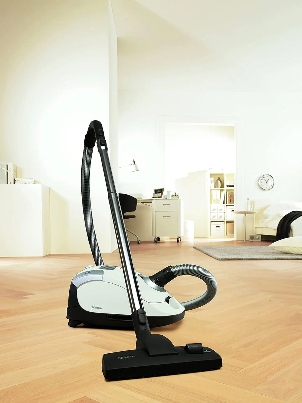 Miele Compact C1 Pure Suction Canister Vacuum Cleaner, Lotus White - Compact C1