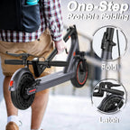 Electric Scooter 10 Inch Solid Tires, 500W, Dual Suspension