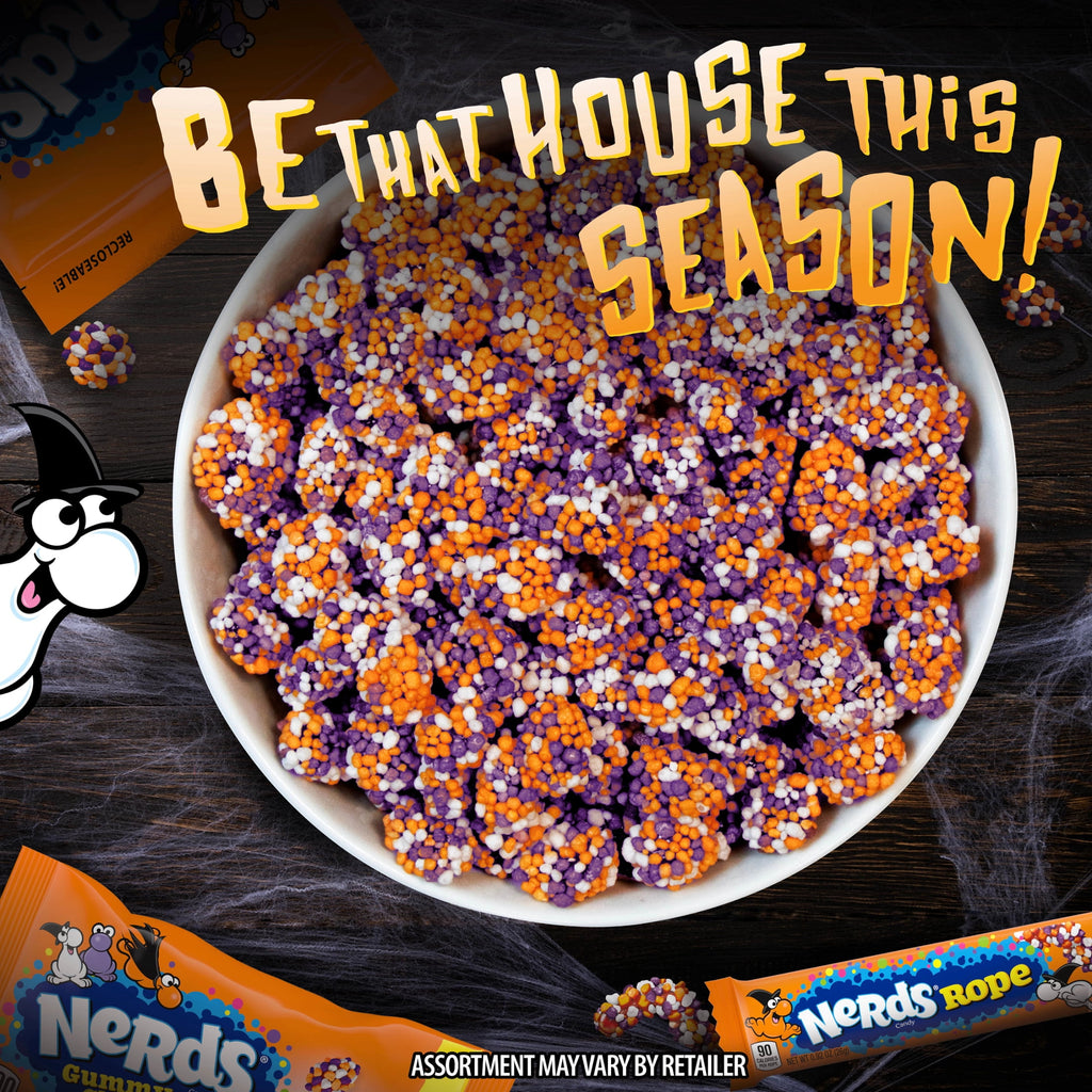 Nerds Spooky Gummy Clusters, Halloween Candy, Nerds Gummy Candies, 3 Ounce Share Pack