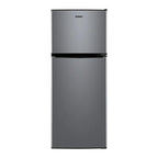Galanz 4.6 Cu Ft Two Door Mini Refrigerator With Freezer, Stainless Steel - GL46TS5E