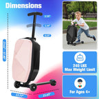 Advwin Scooter Luggage, 37 L, Pink
