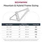 Schwinn Network 6c Hybrid Bike, 21 Speeds, Large 19.5 in Men's Style Frame, 700c Wheels, Grey