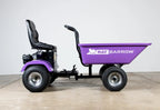 Rat Barrow Ride-On Wheelbarrow, Black, 150 Ltrs, 200kg Capacity, 98cm Wide, 2.3m Long
