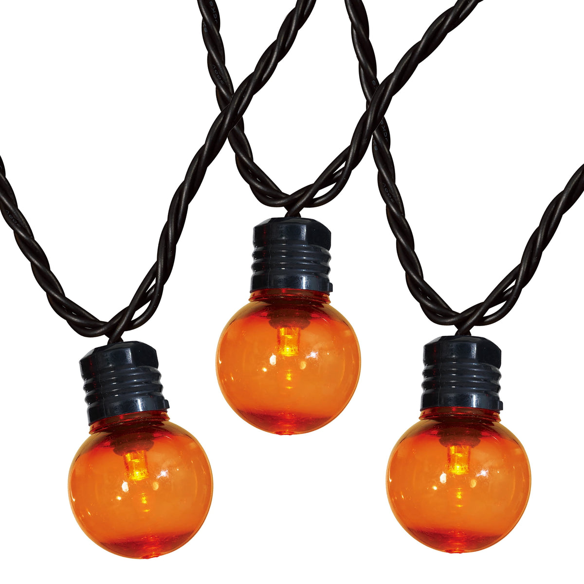 Indoor/Outdoor 70-Count LED G30 Globe String Lights, 21', Halloween by Way To Celebrate