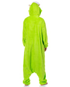 Disney Monsters Inc. Kigurumi Adult Mike Wazowski Costume Union Suit Fleece Onesie Pajama