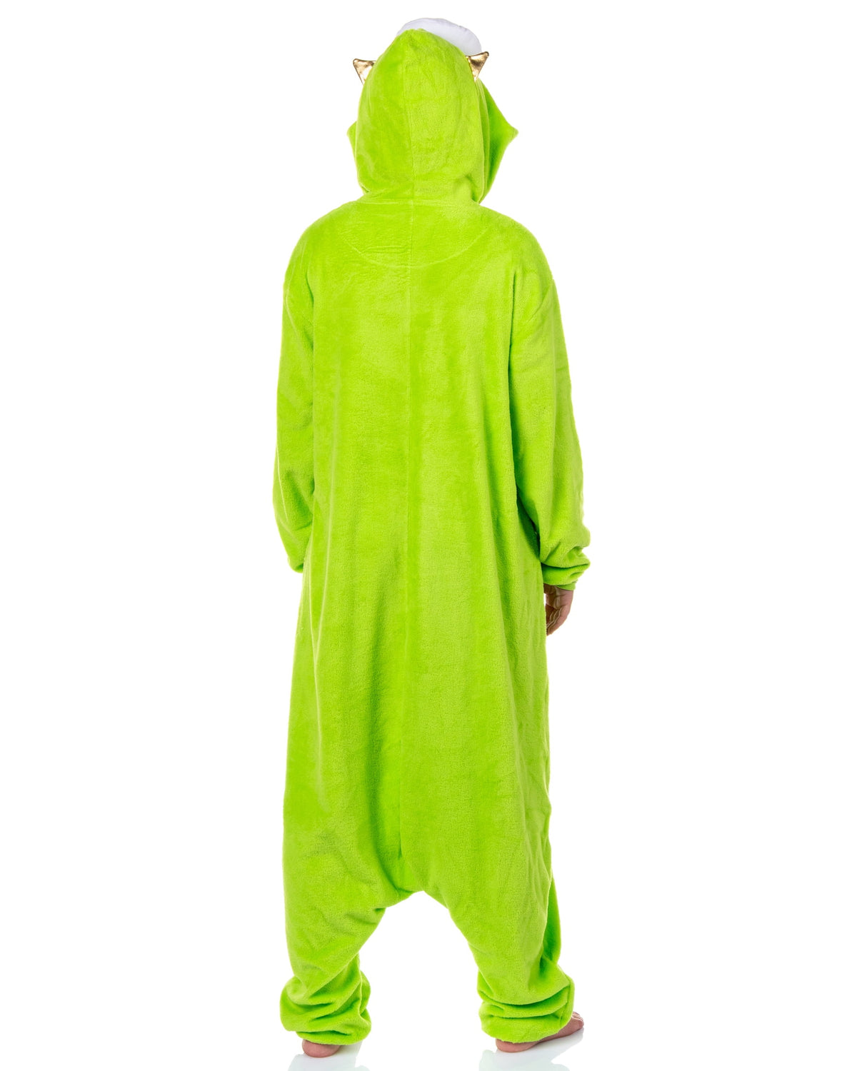 Disney Monsters Inc. Kigurumi Adult Mike Wazowski Costume Union Suit Fleece Onesie Pajama