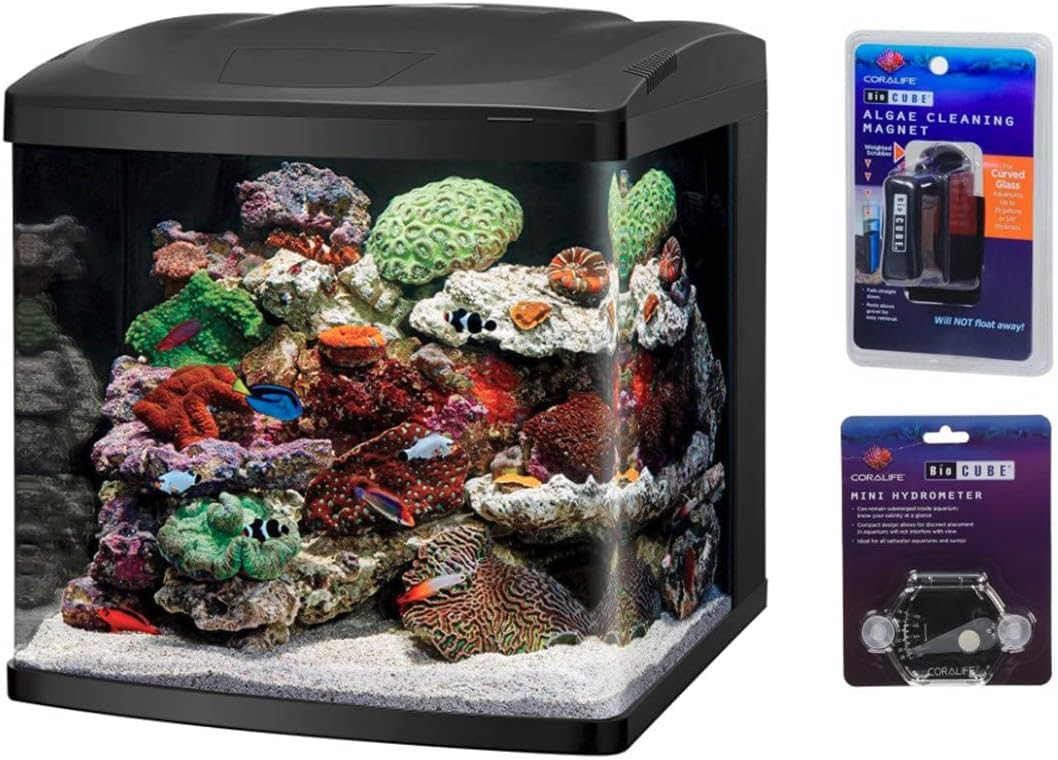 BIOCUBE 32 Gallon Glass Aquarium Tank And Stand Kit - LED