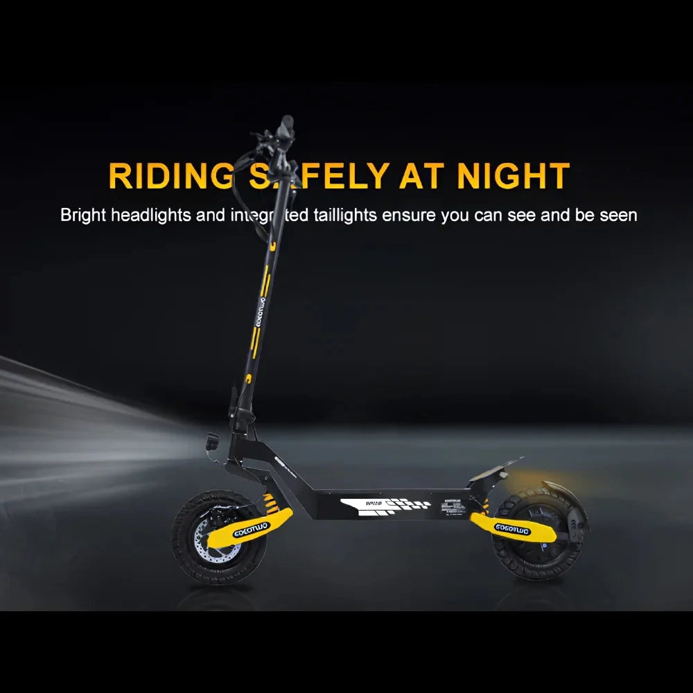 Off Road Electric Scooter For Adults, 1200W, 11 in Tires, 330 lb Load - GT06