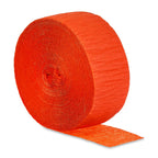 Orange Paper Party Streamer, 150', by Way To Celebrate