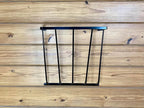 Dutch Ranch Steel Wall Hay Rack, Black, 18.5 in Long