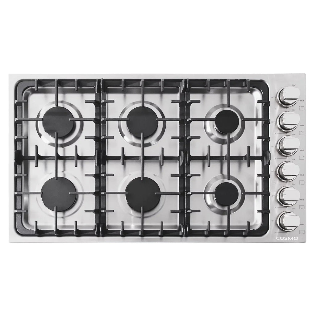 4-Piece Kitchen Appliance Package - 36 in Gas Cooktop, 24 in Electric Wall Oven, 24 in Microwave Drawer, Energy Star French Door Refrigerator