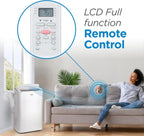 BLACK+DECKER Smart Portable Air Conditioner, 12,000 BTU, Rooms Up To 550 Sq. Ft., White - BPACT08NM