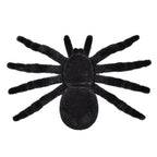 Flocked Spider Decoration, Black, 7", Halloween by Way To Celebrate