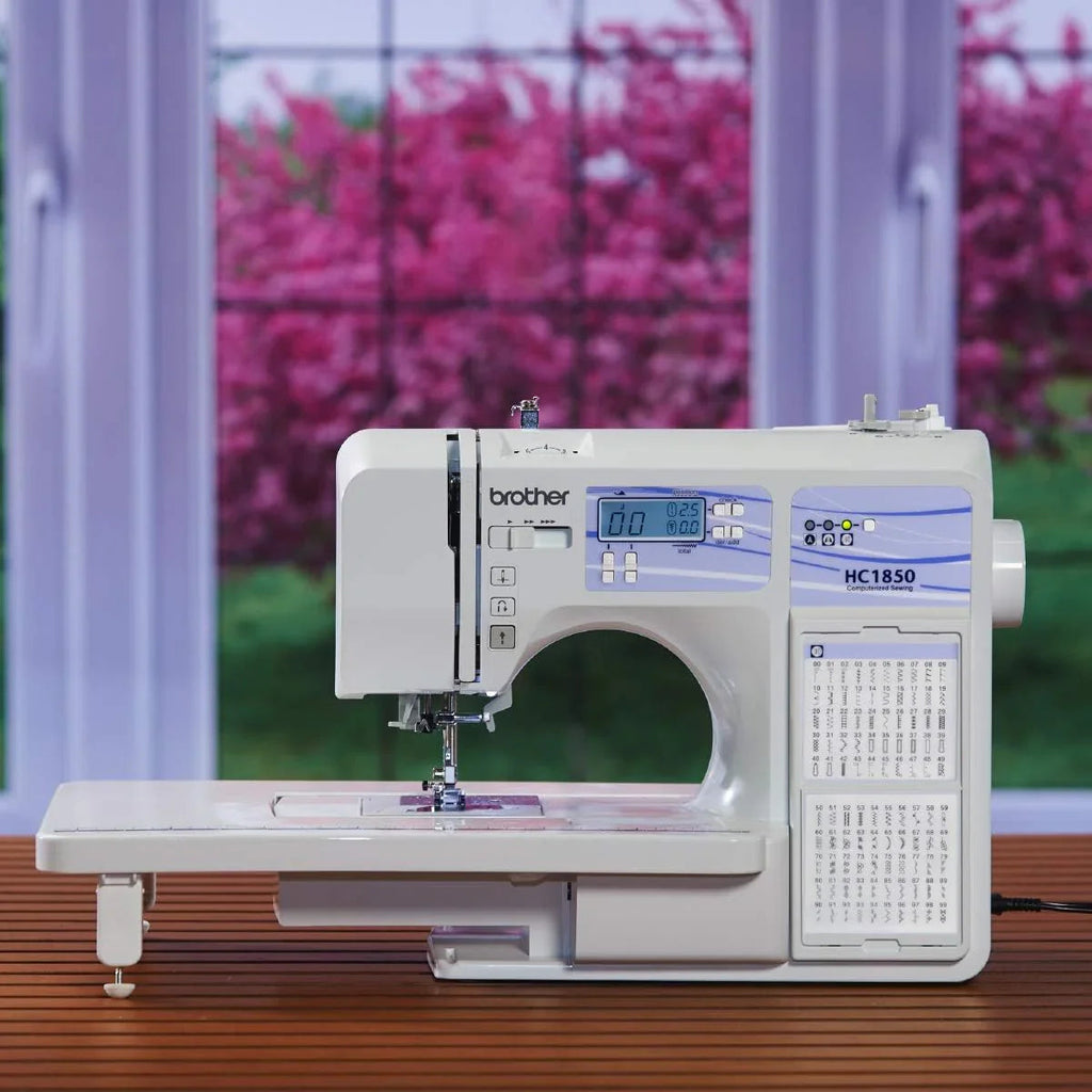 Brother Sewing And Quilting Machine, 185 Built-In Stitches, LCD Display - HC1850