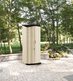 Rubbermaid Vertical Resin Weather Resistant Outdoor Storage Shed