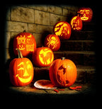 Fun World Ultimate Pumpkin Carving Kit, 14 Piece, Includes 10 Stencils and Tools