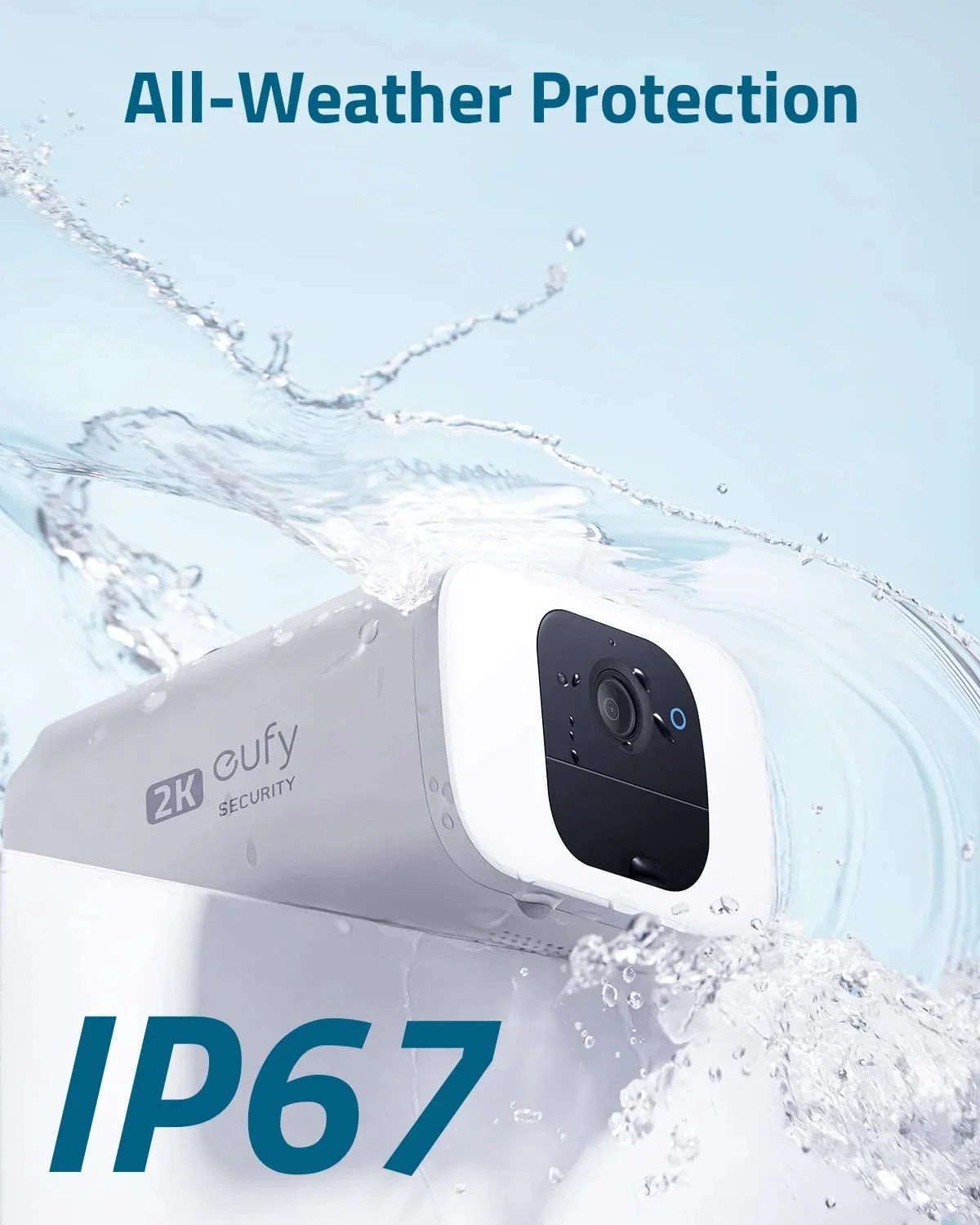 Eufy SoloCam S230 Solar Security Camera 4K UHD White 4-Pack - S40