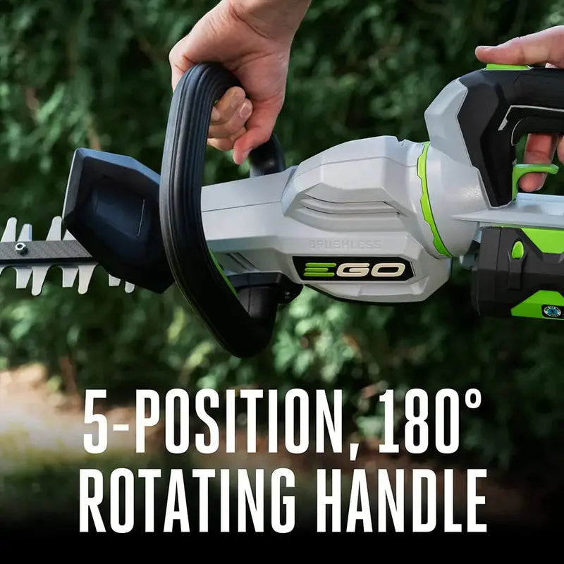 EGO POWER+ Hedge Trimmer - 26-Inch Dual-Action Blades, Carbon Fiber Rail, 56V Battery Compatible