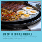 Charbroil 3-in-1 Dual Fuel Electric Grill, Griddle And Charcoal Grill - 25302145