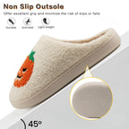 Ecetana Halloween Slippers for Women Men Fuzzy House Shoes with Memory Foam