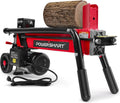 Electric Log Splitter 7-Ton, 15 Amp, Horizontal Full Beam Design With Steel Wedge