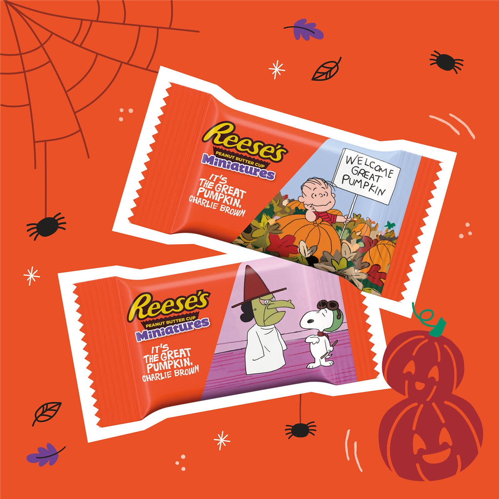 Reese's Miniatures Snoopy™ & Friends Milk Chocolate Peanut Butter Cups Halloween Candy, Bag 9.92 oz