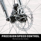 Mongoose Malus Adult Fat Tire Mountain Bike, 26-Inch Wheels, 4-Inch Tires, 7-Speed - R5714C