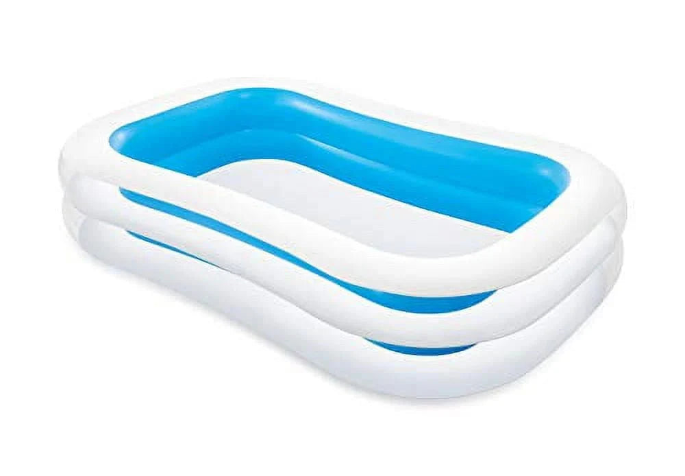 Intex Swim Center Family Inflatable Pool, 103 in x 69 in x 22 in, Ages 6+