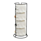 Way To Celebrate Halloween Ghost Stack Ceramic Mugs, 4-Pack, White, 12 fl oz