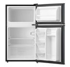 Arctic King Two-Door Mini Fridge With Freezer, 3.2 Cu. Ft., Stainless Steel