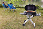 RoadTrip 285 Portable Stand-Up Propane Grill - 3 Adjustable Burners