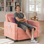 3-in-1 Adjustable Pull-Out Sleeper Sofa Bed With 330 Pounds Capacity