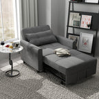 3-in-1 Adjustable Pull-Out Sleeper Sofa Bed With 330 Pounds Capacity