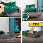 Pet Zone Automatic Self-Cleaning Litter Box With 6 Waste Bags - Smart Scoop