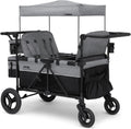 Jeep Wrangler Deluxe 4 Seater Stroller Wagon - Grey
