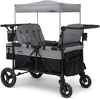 Jeep Wrangler Deluxe 4 Seater Stroller Wagon - Grey
