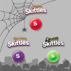 Skittles Original, Wild Berry & Shriekers Fun Size Chewy Halloween Candy, 20 Count Bulk Bag