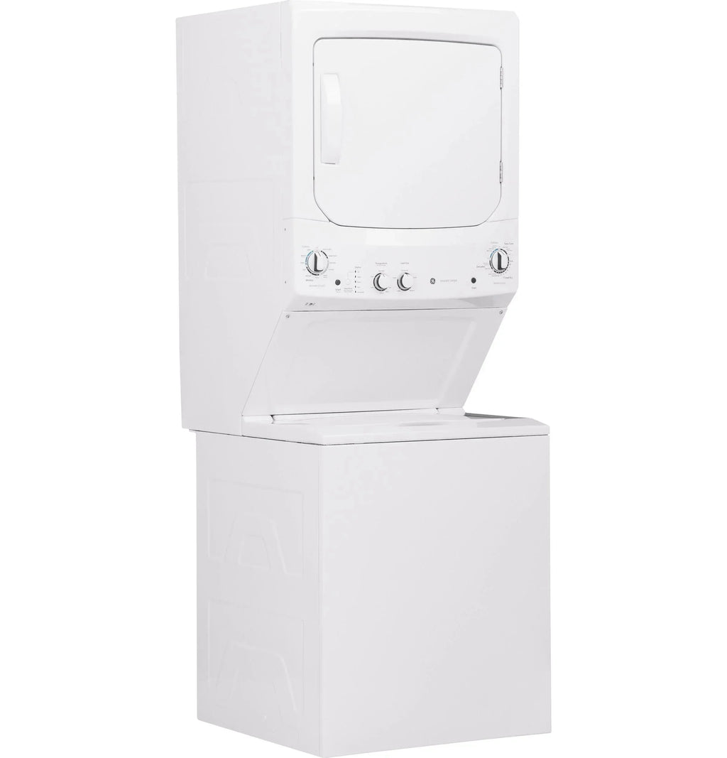 GE Unitized Spacemaker Washer 3.8 DOE cu. ft. With 5.9 cu. ft. Gas Dryer