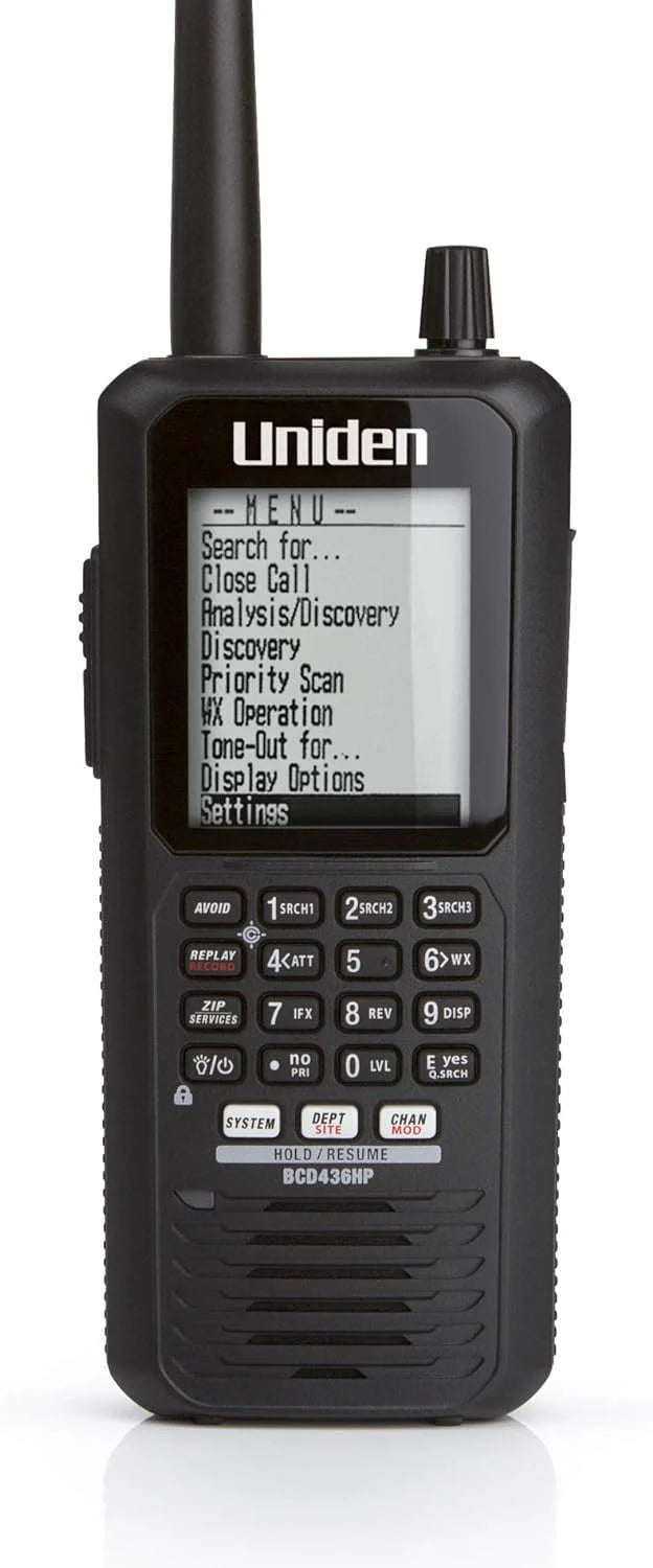 Uniden Digital Handheld Scanner With GPS And Weather Alerts - BCD436HP