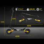 Off Road Electric Scooter For Adults, 1200W, 11 in Tires, 330 lb Load - GT06