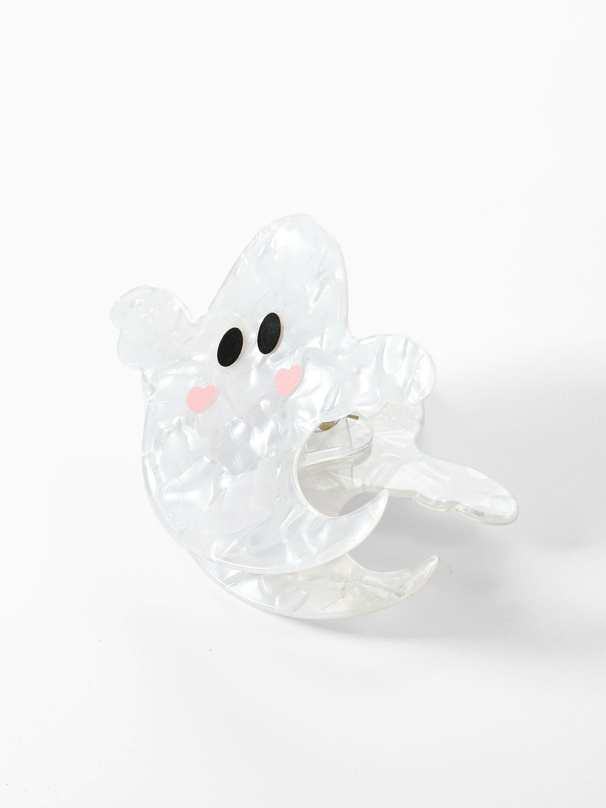 Way to Celebrate Women's Halloween Ghost Claw Clip, Multicolor, 1 Piece