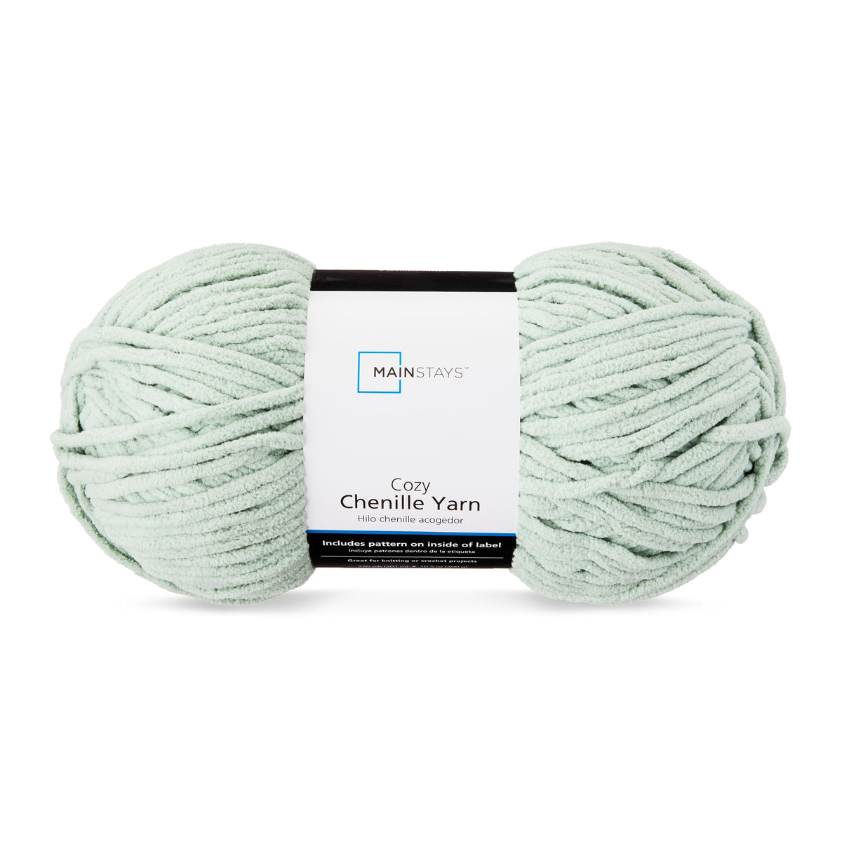 Mainstays Cozy Chenille Yarn, 220 yd, 100% Polyester, Bulky